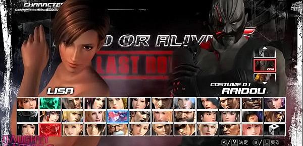  Dead Or Alive 5 Last Round Naked Mods (All Women Nude)